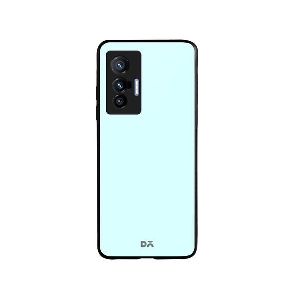 

DailyObjects Light Blue Glass Case Cover For Vivo X70