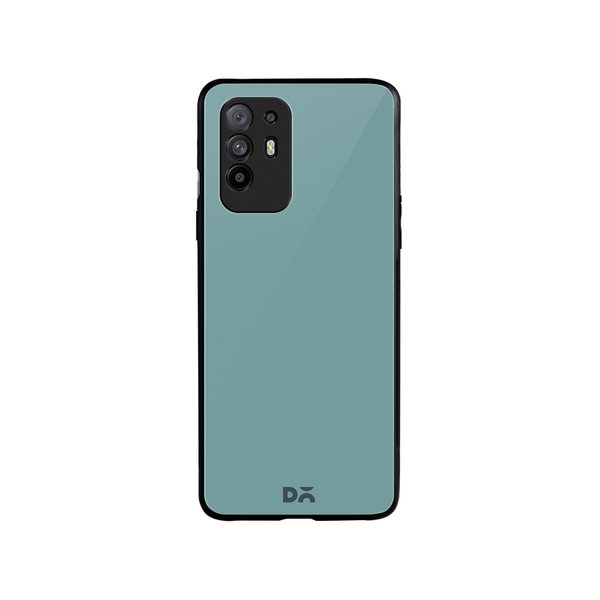 

DailyObjects Light Teal Glass Case Cover For Oppo F19 Pro Plus