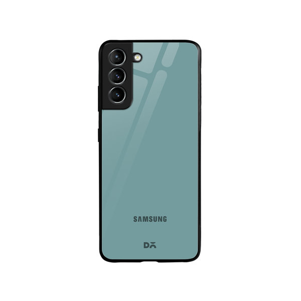 

DailyObjects Light Teal Glass Case Cover For Samsung Galaxy S21 FE
