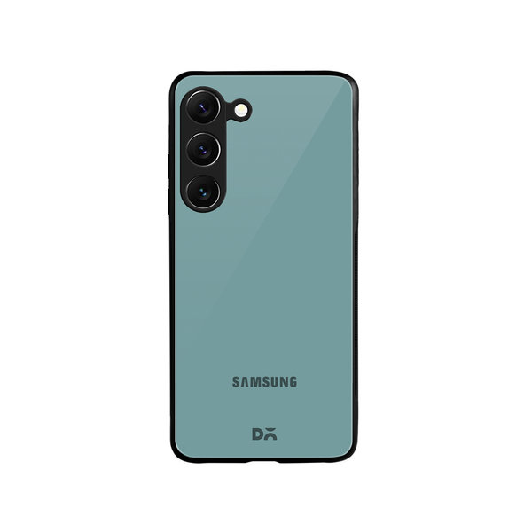 

DailyObjects Light Teal Glass Case Cover For Samsung Galaxy S23 Plus