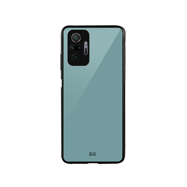 

DailyObjects Light Teal Glass Case Cover For Xiaomi Redmi Note 10 Pro