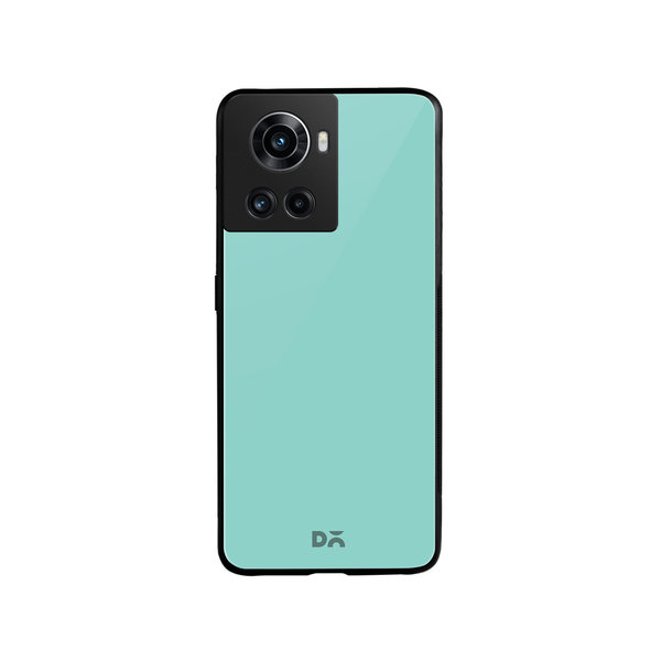 

DailyObjects Light Turquoise Glass Case Cover For OnePlus 10R
