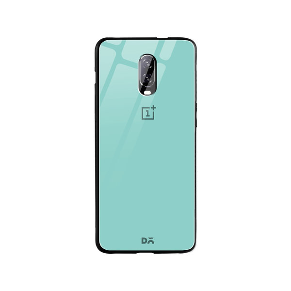 

DailyObjects Light Turquoise Glass Case Cover For OnePlus 7