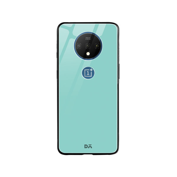 

DailyObjects Light Turquoise Glass Case Cover For OnePlus 7T