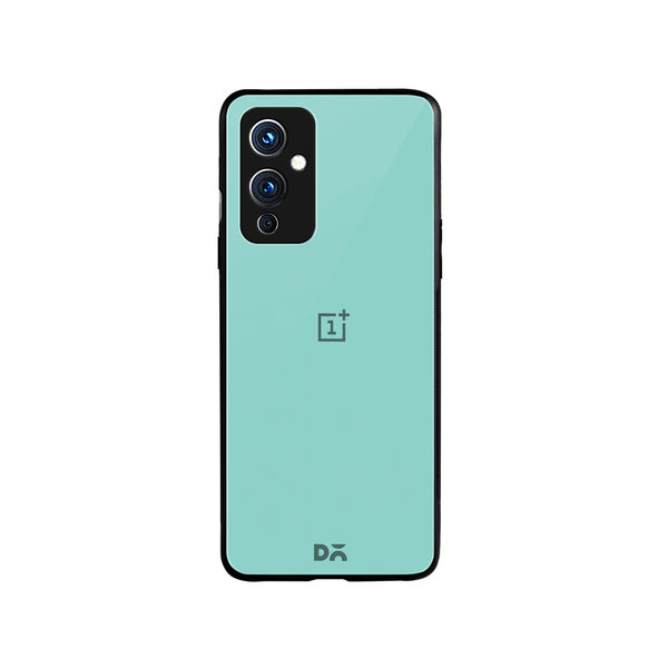 

DailyObjects Light Turquoise Glass Case Cover For OnePlus 9