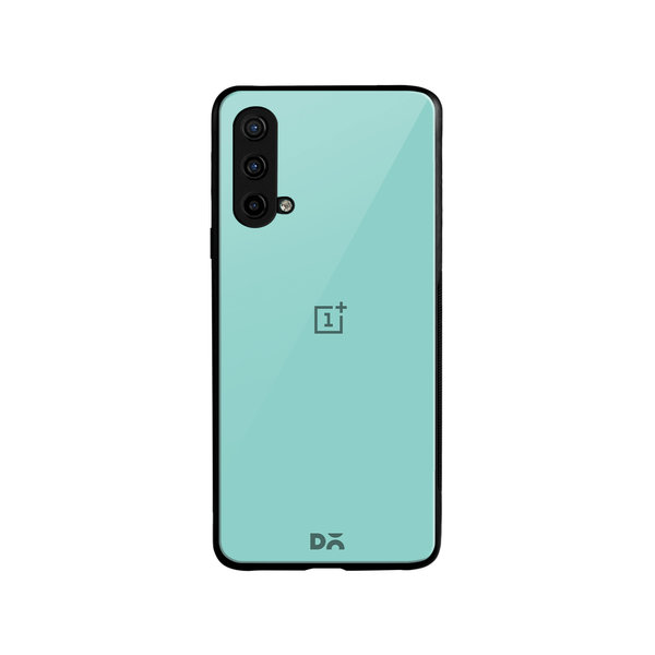 

DailyObjects Light Turquoise Glass Case Cover For OnePlus Nord CE