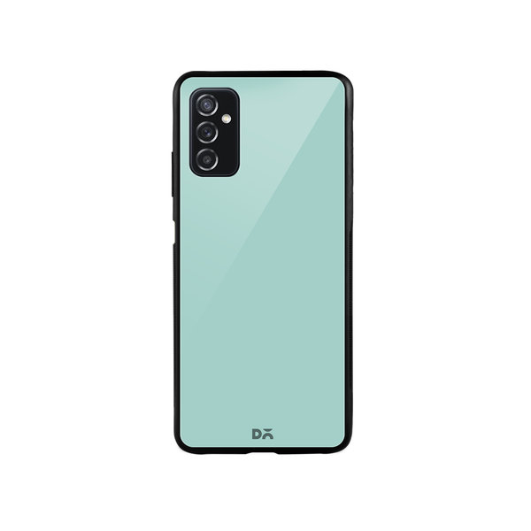 

DailyObjects Light Turquoise Glass Case Cover For Samsung Galaxy M52
