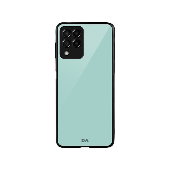 

DailyObjects Light Turquoise Glass Case Cover For Samsung Galaxy M53