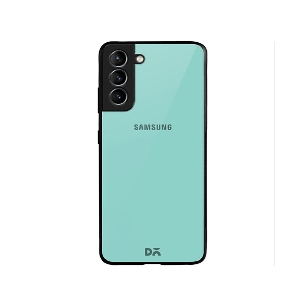

DailyObjects Light Turquoise Glass Case Cover For Samsung Galaxy S22 Plus
