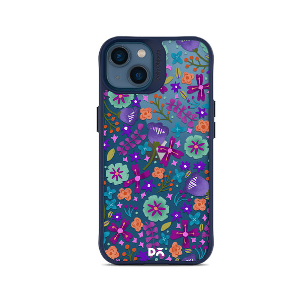 

DailyObjects Lilac Bellflower Blue Hybrid Clear Case Cover For iPhone 14 Plus