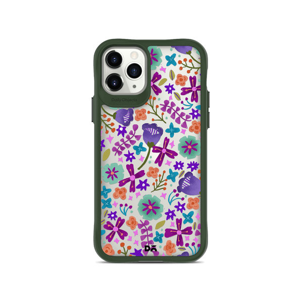 

DailyObjects Lilac Bellflower Green Hybrid Clear Case Cover For iPhone 11 Pro Max