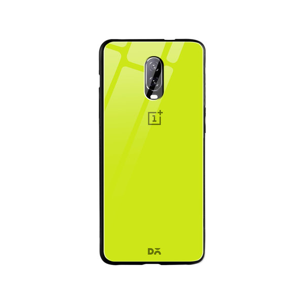 

DailyObjects Lime Green Glass Case Cover For OnePlus 7