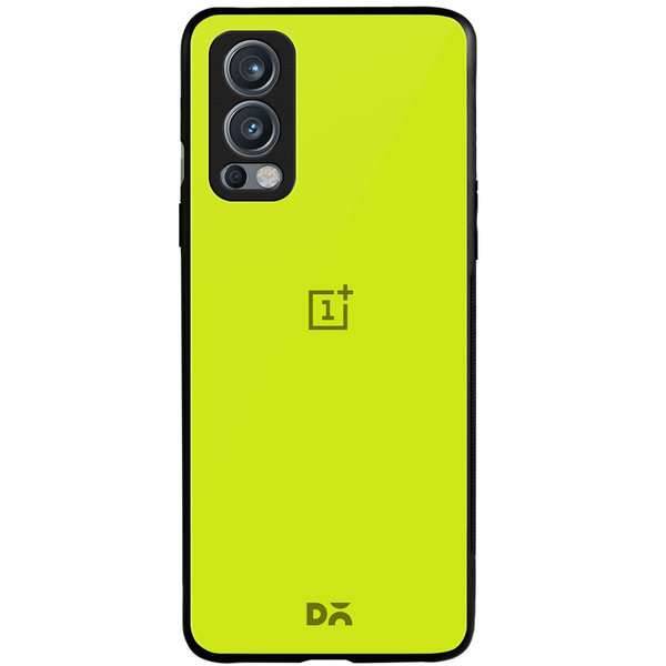 

DailyObjects Lime Green Glass Case Cover For OnePlus Nord 2