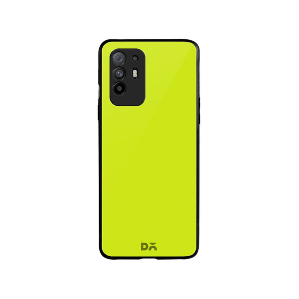 

DailyObjects Lime Green Glass Case Cover For Oppo F19 Pro Plus