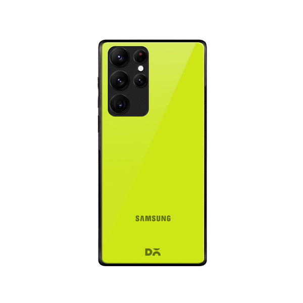 

DailyObjects Lime Green Glass Case Cover For Samsung Galaxy S22 Ultra