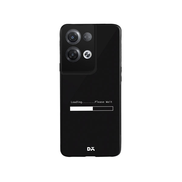

DailyObjects Loading Dialog Glass Case Cover For Oppo Reno 8