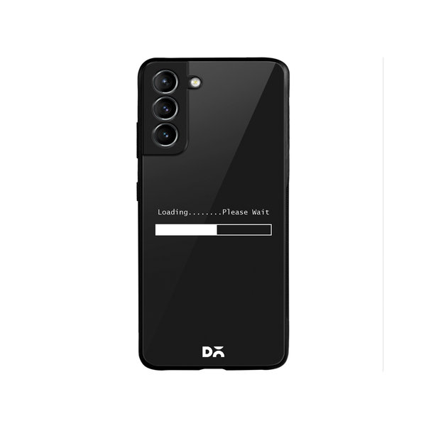 

DailyObjects Loading Dialog Glass Case Cover For Samsung Galaxy S22 Plus