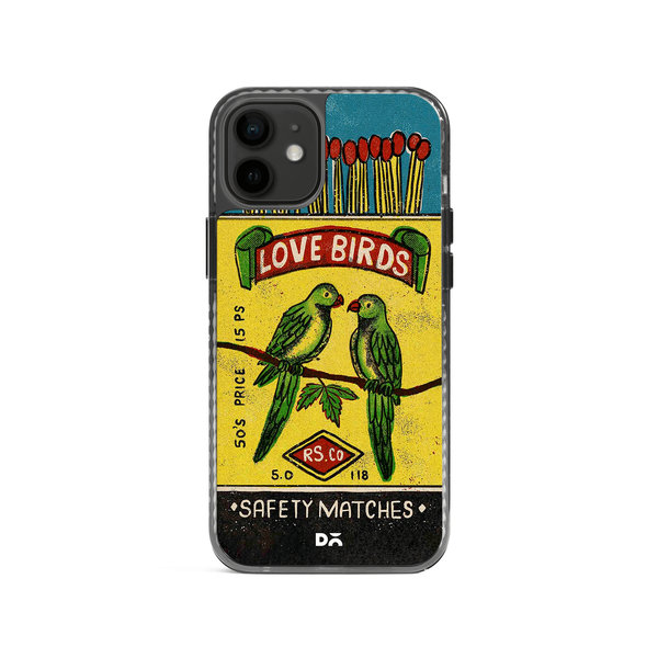 

DailyObjects Love Birds Matchbox Stride 2.0 Case Cover For iPhone 12