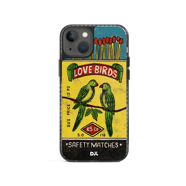 

DailyObjects Love Birds Matchbox Stride 2.0 Case Cover For iPhone 13 Mini