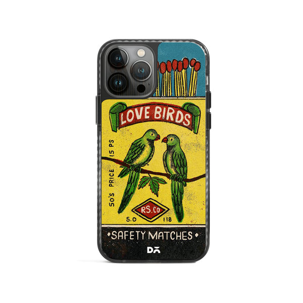 

DailyObjects Love Birds Matchbox Stride 2.0 Case Cover For iPhone 14 Pro