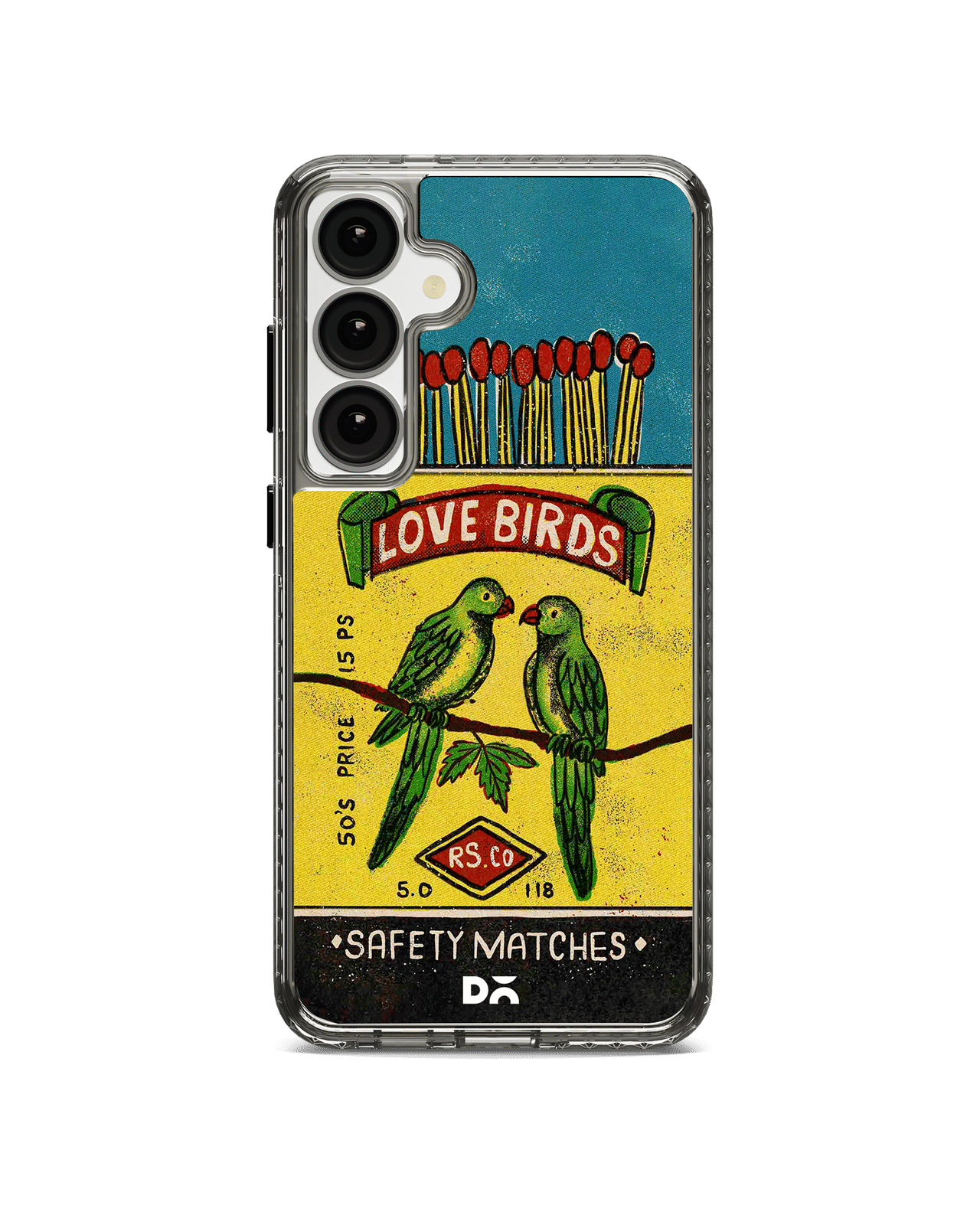 Love Birds Matchbox Stride 2.0 Case Cover For Samsung Galaxy S25 Plus