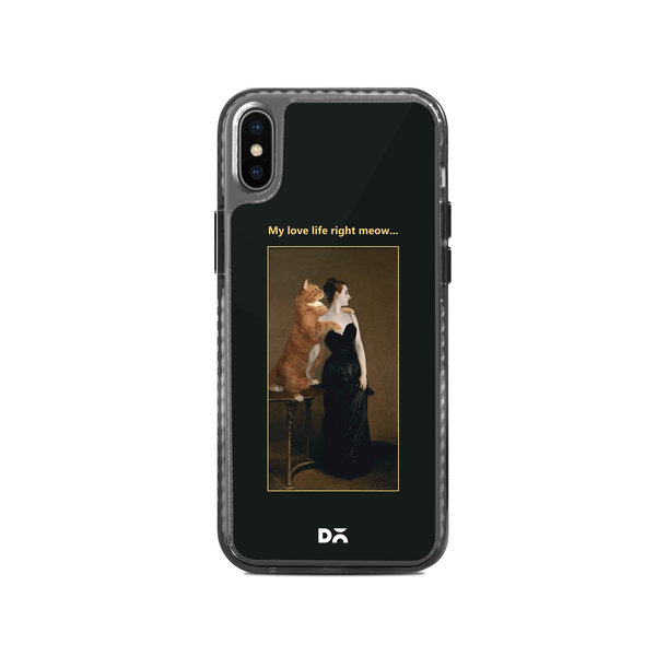 

DailyObjects Love Life Meow Stride 2.0 Case Cover For iPhone XS
