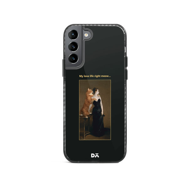

DailyObjects Love Life Meow Stride 2.0 Case Cover For Samsung Galaxy S21