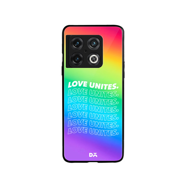

DailyObjects Love Unites Glass Case Cover For OnePlus 10 Pro