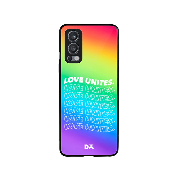 

DailyObjects Love Unites Glass Case Cover For OnePlus Nord 2