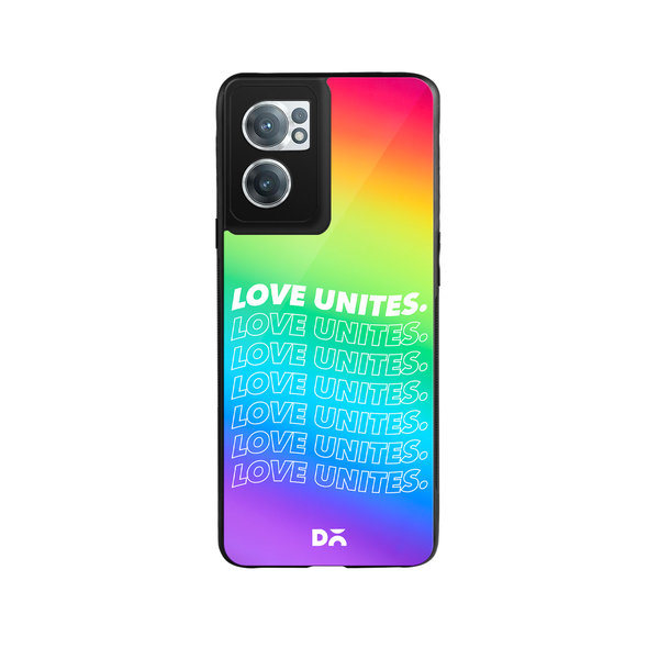 

DailyObjects Love Unites Glass Case Cover For OnePlus Nord CE 2