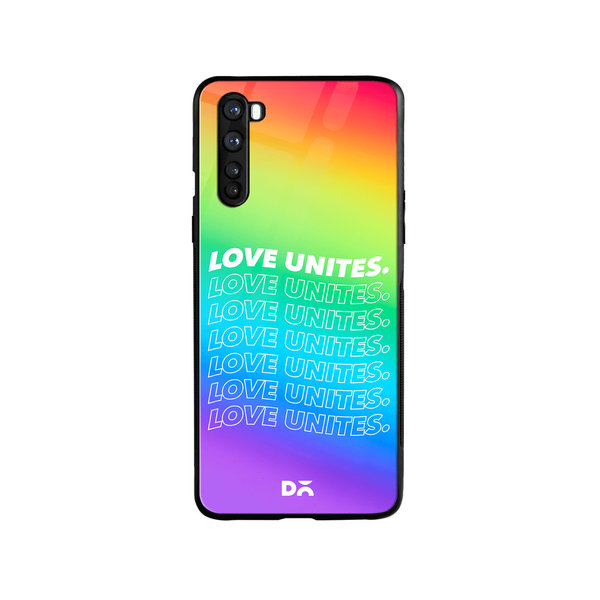 

DailyObjects Love Unites Glass Case Cover For OnePlus Nord
