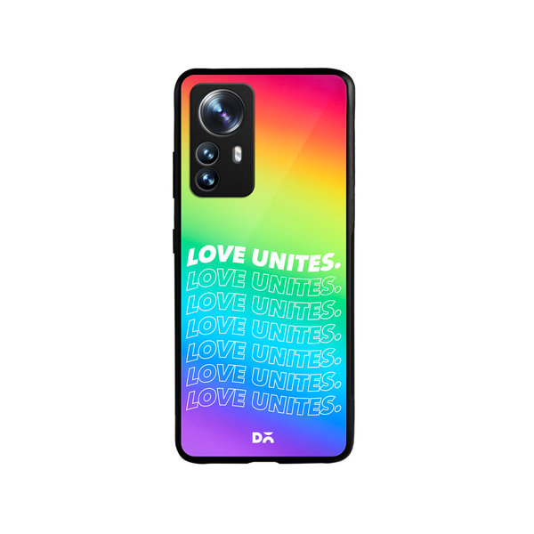 

DailyObjects Love Unites Glass Case Cover For Xiaomi 12 Pro