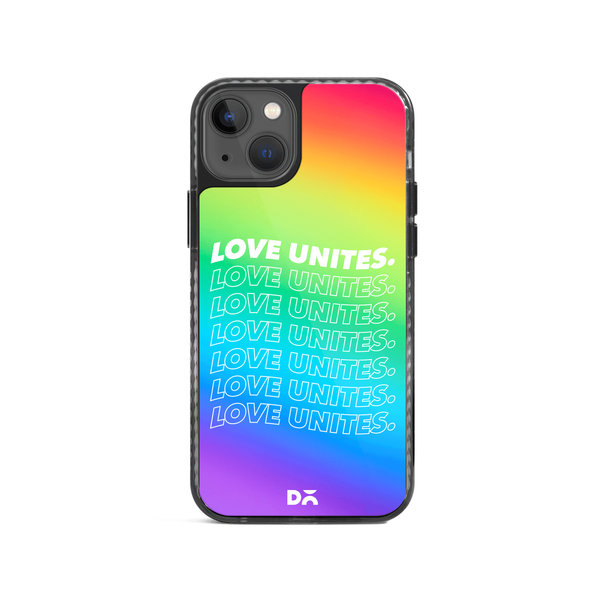 

DailyObjects Love Unites Stride 2.0 Case Cover For iPhone 13