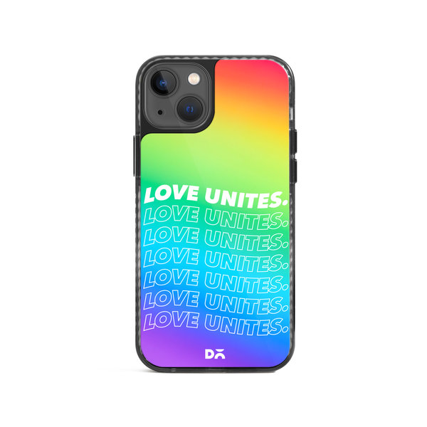 

DailyObjects Love Unites Stride 2.0 Case Cover For iPhone 15