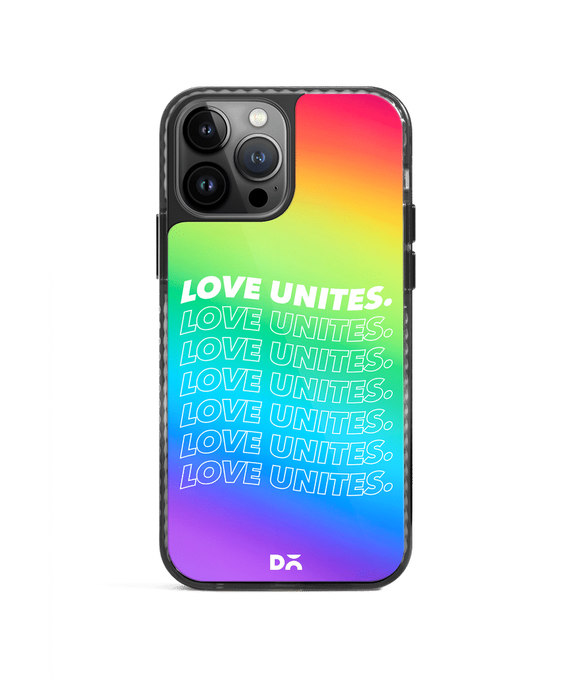 DailyObjects Love Unites Stride 2.0 Case Cover For iPhone 15 Pro Max |  Iphone 15 Pro Covers & Cases Online in India