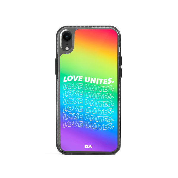 

DailyObjects Love Unites Stride 2.0 Case Cover For iPhone XR