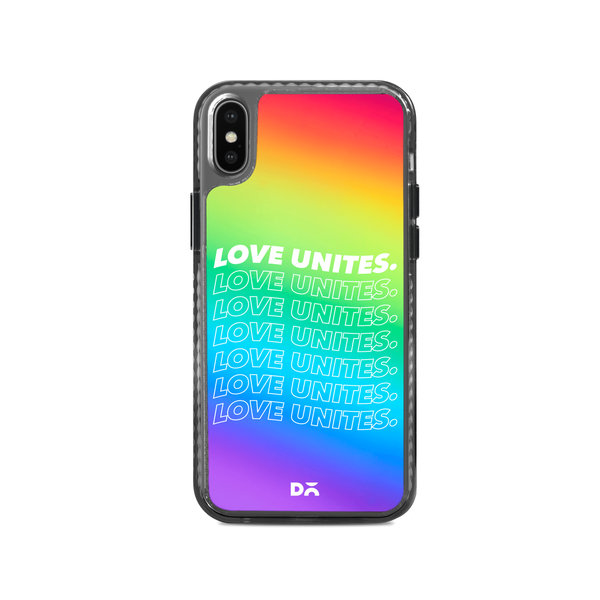 

DailyObjects Love Unites Stride 2.0 Case Cover For iPhone XS