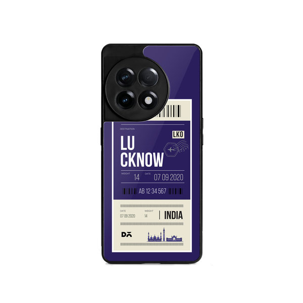 

DailyObjects Lucknow City Tag Glass Case Cover For OnePlus 11R