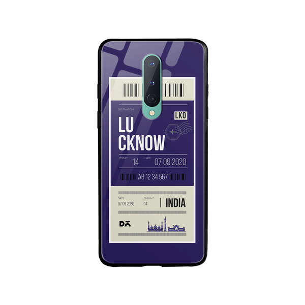 

DailyObjects Lucknow City Tag Glass Case Cover For OnePlus 8