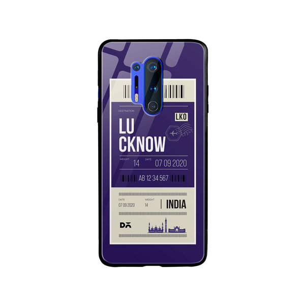 

DailyObjects Lucknow City Tag Glass Case Cover For OnePlus 8 Pro