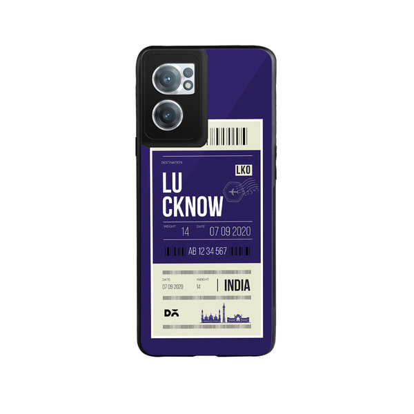 

DailyObjects Lucknow City Tag Glass Case Cover For OnePlus Nord CE 2