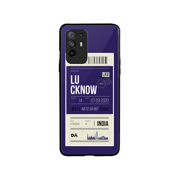 

DailyObjects Lucknow City Tag Glass Case Cover For Oppo F19 Pro Plus