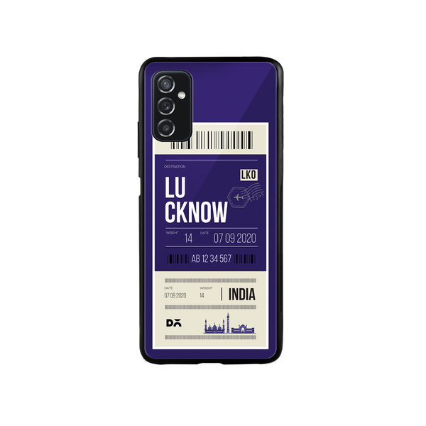 

DailyObjects Lucknow City Tag Glass Case Cover For Samsung Galaxy M52