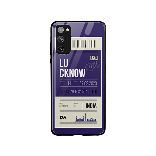 

DailyObjects Lucknow City Tag Glass Case Cover For Samsung Galaxy S20 FE
