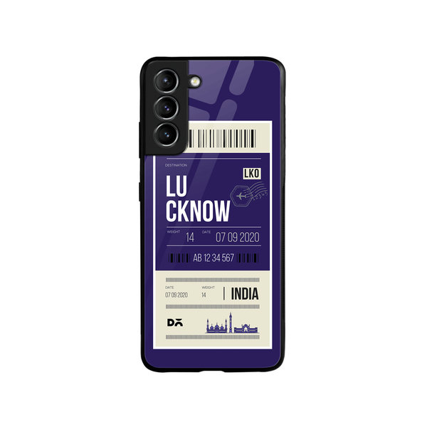 

DailyObjects Lucknow City Tag Glass Case Cover For Samsung Galaxy S21 FE