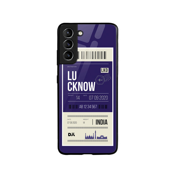 

DailyObjects Lucknow City Tag Glass Case Cover For Samsung Galaxy S21