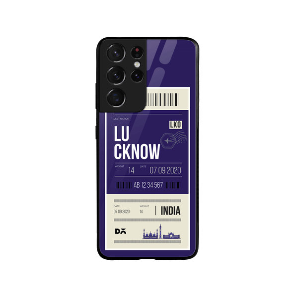 

DailyObjects Lucknow City Tag Glass Case Cover For Samsung Galaxy S21 Ultra