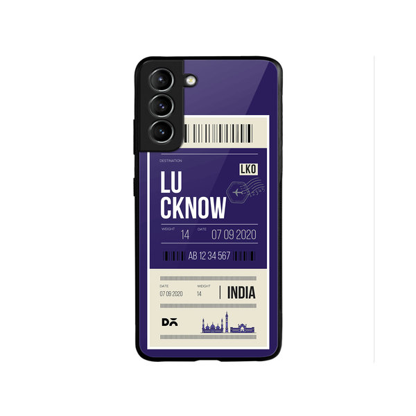 

DailyObjects Lucknow City Tag Glass Case Cover For Samsung Galaxy S22