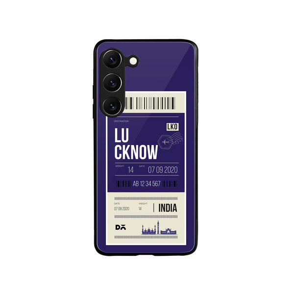 

DailyObjects Lucknow City Tag Glass Case Cover For Samsung Galaxy S23 Plus