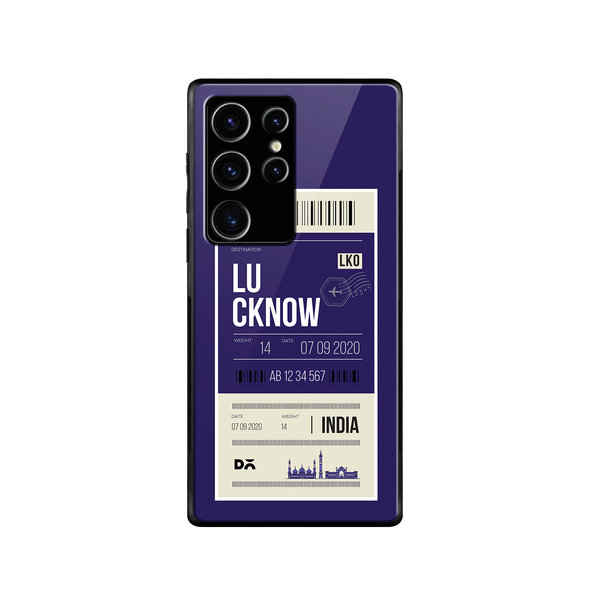 

DailyObjects Lucknow City Tag Glass Case Cover For Samsung Galaxy S23 Ultra